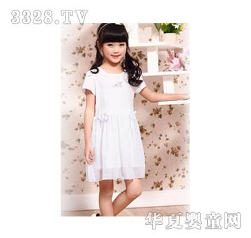 �������ٰ�ɫŮͯȹ