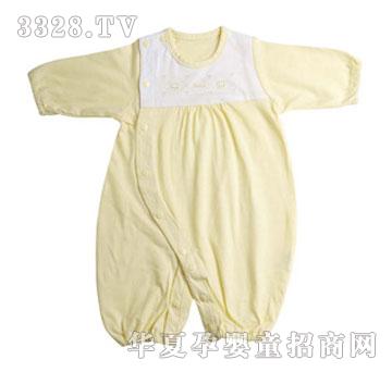 比親小熊單面繡花連體衣BQ-0538