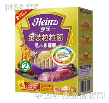 亨氏金裝粒粒面黑米紫薯320g