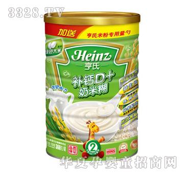 亨氏補(bǔ)鈣D+奶米糊360g